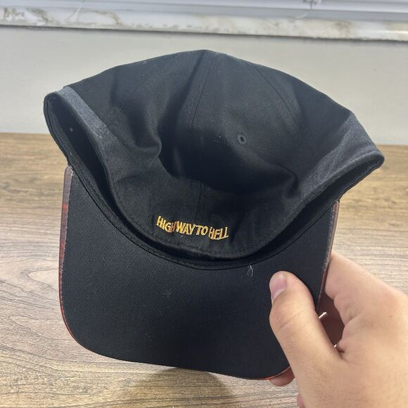 AC/DC Fitted HTH Cap Highway To Hell Hat Flames Fire Concept One Y2K - Picture 10 of 10